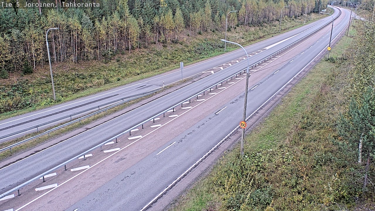 Weather Camera Image Väg 5 Jorois, Tahkoranta, Joroinen, Pohjois-Savo
