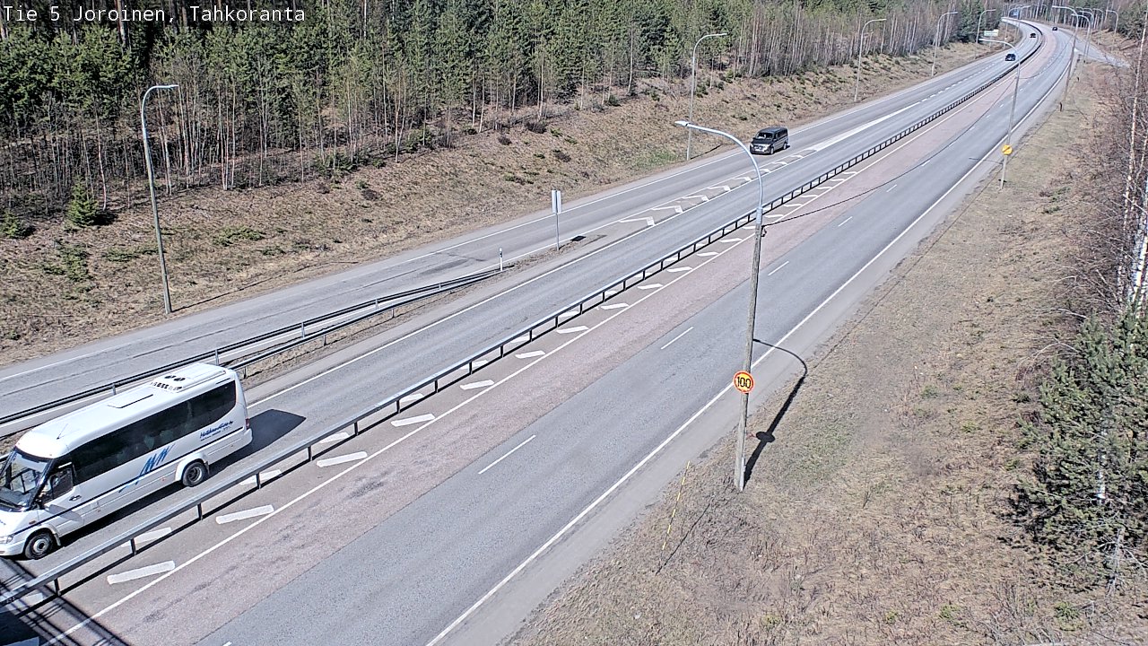 Weather Camera Image Väg 5 Jorois, Tahkoranta, Joroinen, Pohjois-Savo