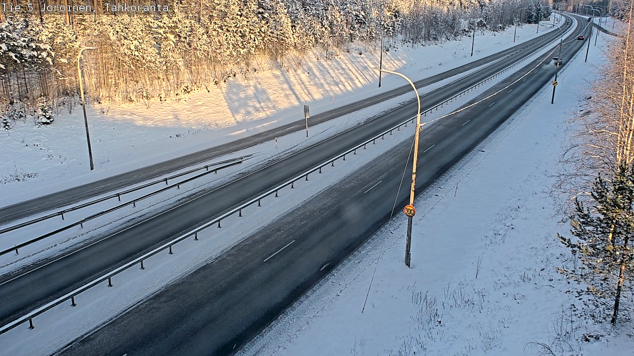 Weather Camera Image Road 5 Joroinen, Tahkoranta, Joroinen, Pohjois-Savo