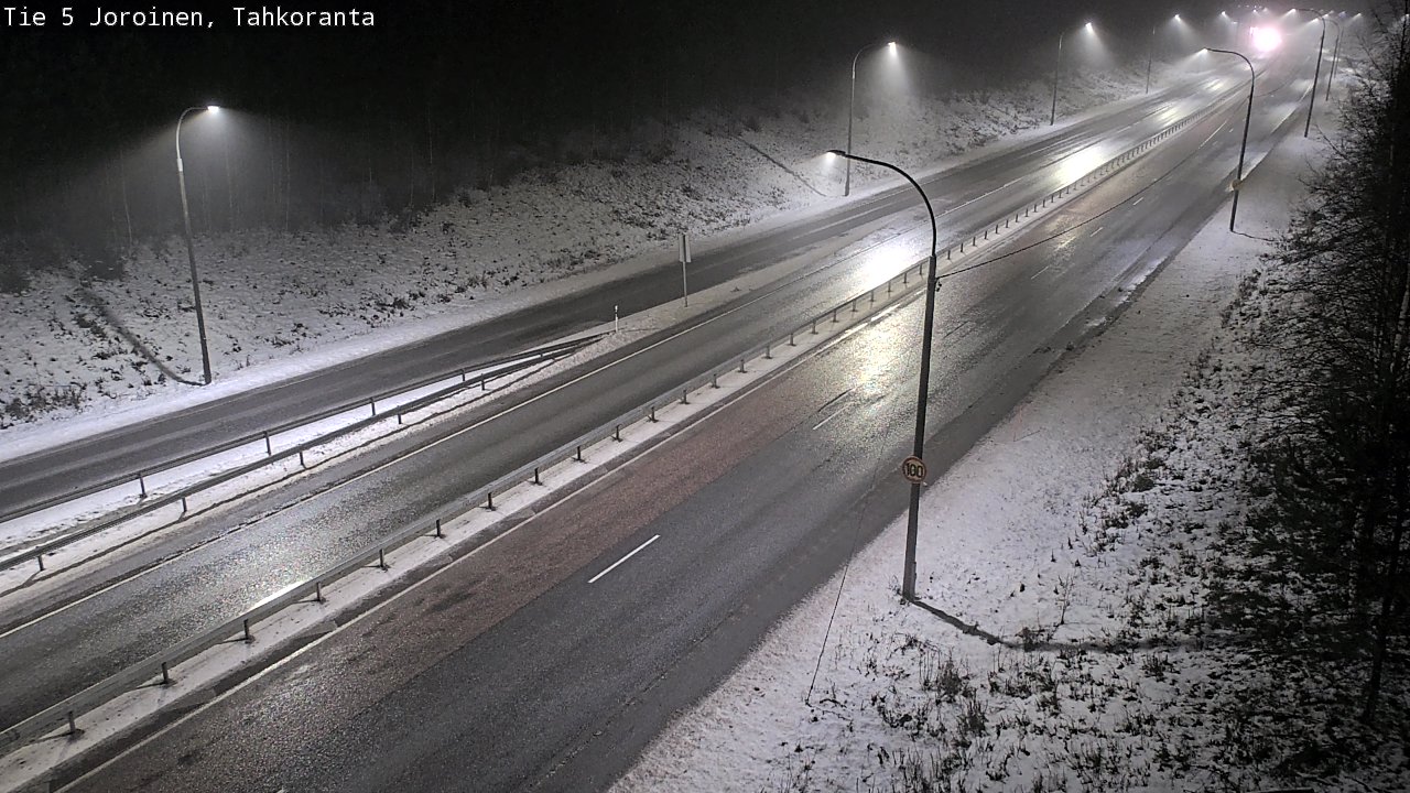 Weather Camera Image Väg 5 Jorois, Tahkoranta, Joroinen, Pohjois-Savo
