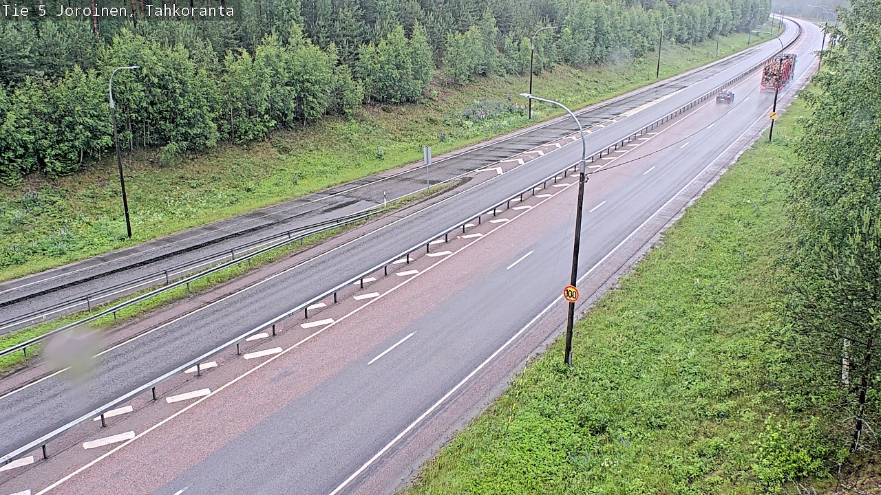 Weather Camera Image Väg 5 Jorois, Tahkoranta, Joroinen, Pohjois-Savo