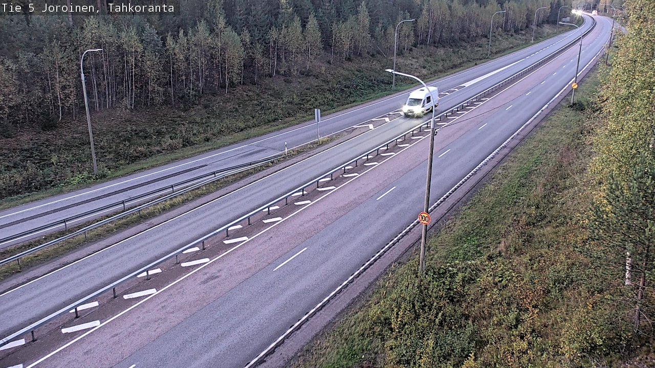 Weather Camera Image Road 5 Joroinen, Tahkoranta, Joroinen, Pohjois-Savo