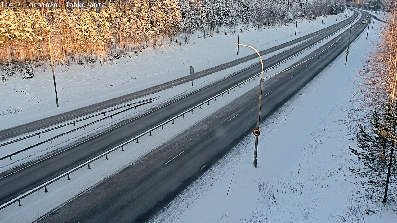 Weather Camera Image Road 5 Joroinen, Tahkoranta, Joroinen, Pohjois-Savo
