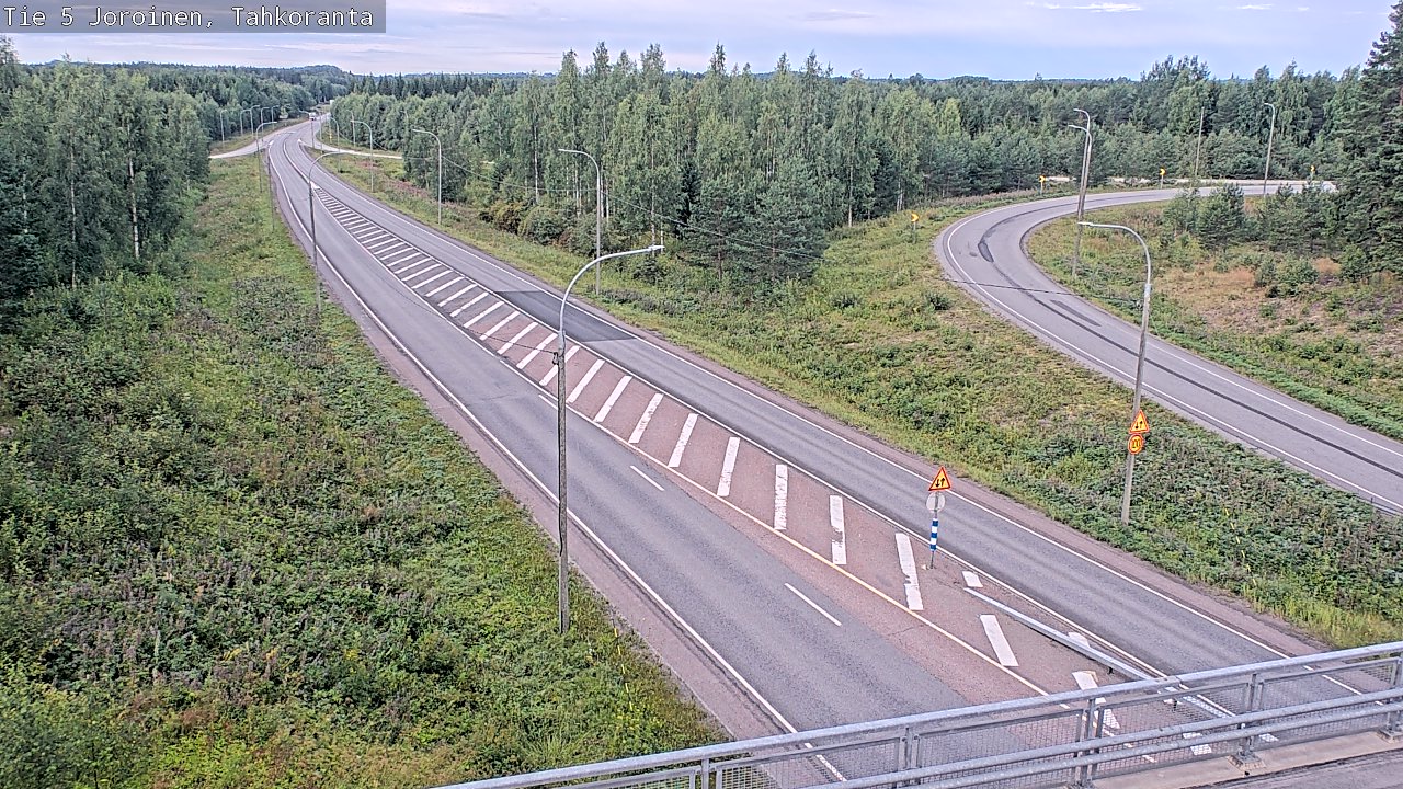 Weather Camera Image Väg 5 Jorois, Tahkoranta, Joroinen, Pohjois-Savo