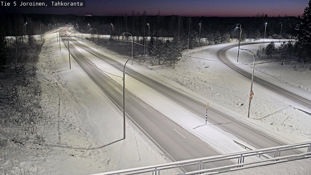 Weather Camera Image Road 5 Joroinen, Tahkoranta, Joroinen, Pohjois-Savo