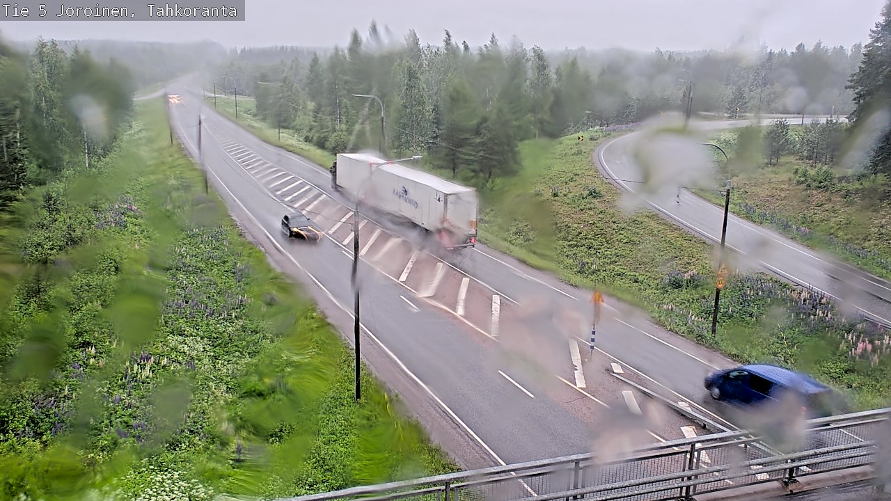 Weather Camera Image Väg 5 Jorois, Tahkoranta, Joroinen, Pohjois-Savo