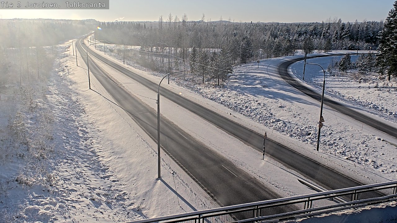 Weather Camera Image Road 5 Joroinen, Tahkoranta, Joroinen, Pohjois-Savo