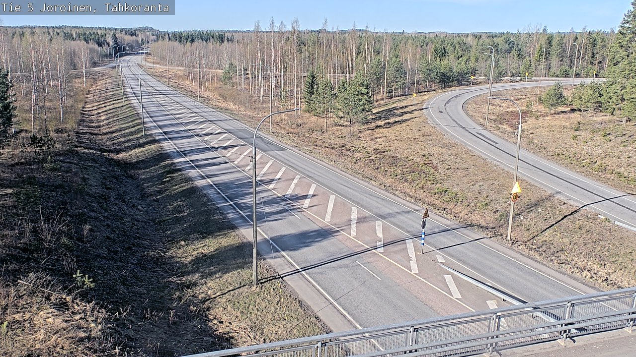 Weather Camera Image Väg 5 Jorois, Tahkoranta, Joroinen, Pohjois-Savo