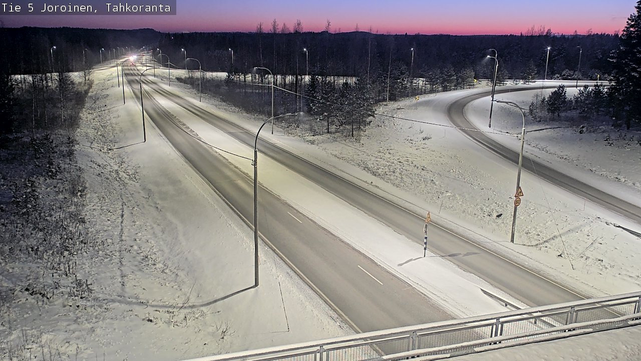 Weather Camera Image Road 5 Joroinen, Tahkoranta, Joroinen, Pohjois-Savo