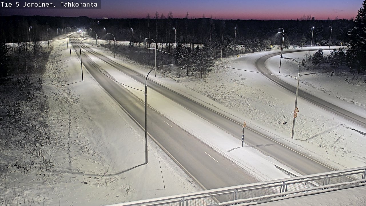 Weather Camera Image Road 5 Joroinen, Tahkoranta, Joroinen, Pohjois-Savo