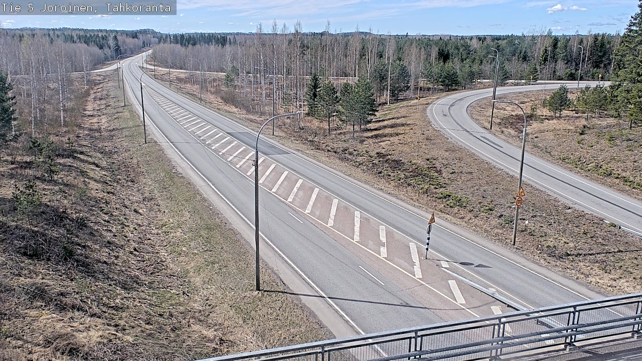 Weather Camera Image Väg 5 Jorois, Tahkoranta, Joroinen, Pohjois-Savo
