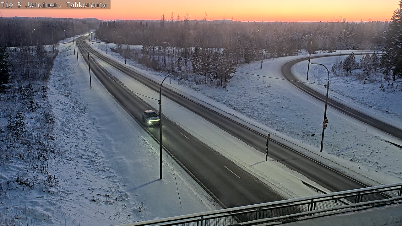 Weather Camera Image Road 5 Joroinen, Tahkoranta, Joroinen, Pohjois-Savo