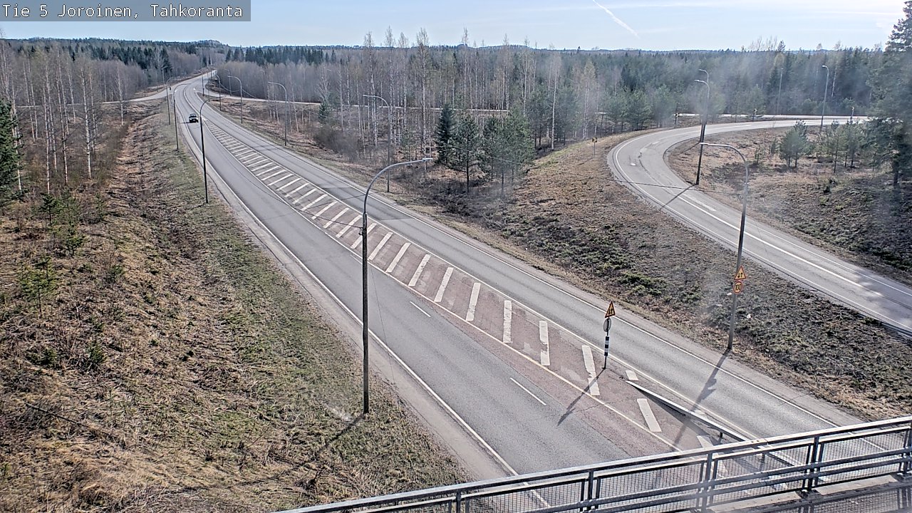 Weather Camera Image Väg 5 Jorois, Tahkoranta, Joroinen, Pohjois-Savo