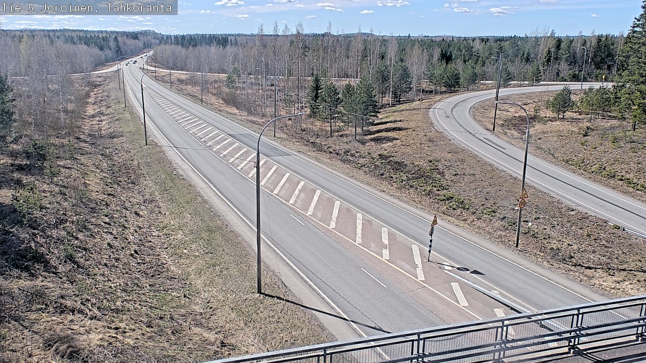 Weather Camera Image Väg 5 Jorois, Tahkoranta, Joroinen, Pohjois-Savo