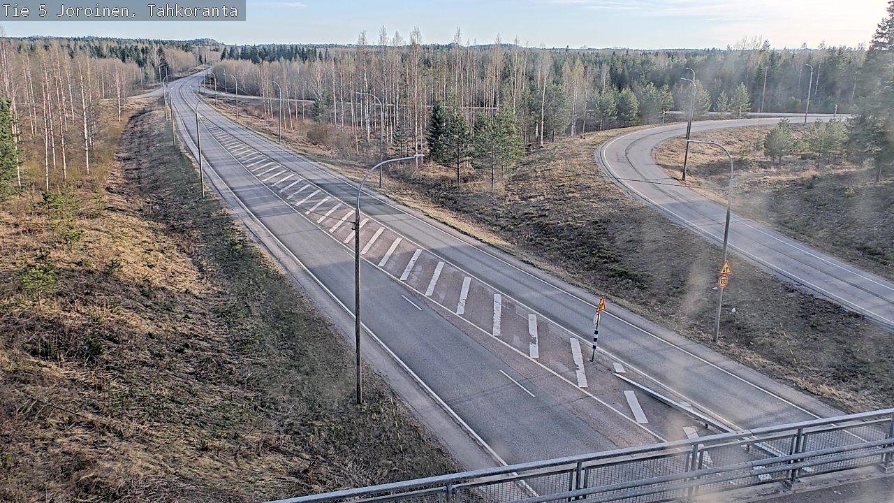 Weather Camera Image Väg 5 Jorois, Tahkoranta, Joroinen, Pohjois-Savo