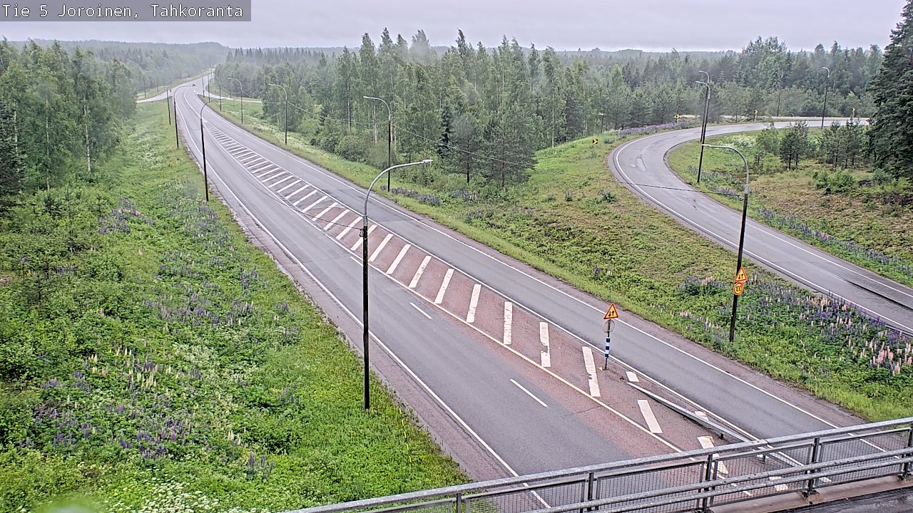 Weather Camera Image Väg 5 Jorois, Tahkoranta, Joroinen, Pohjois-Savo
