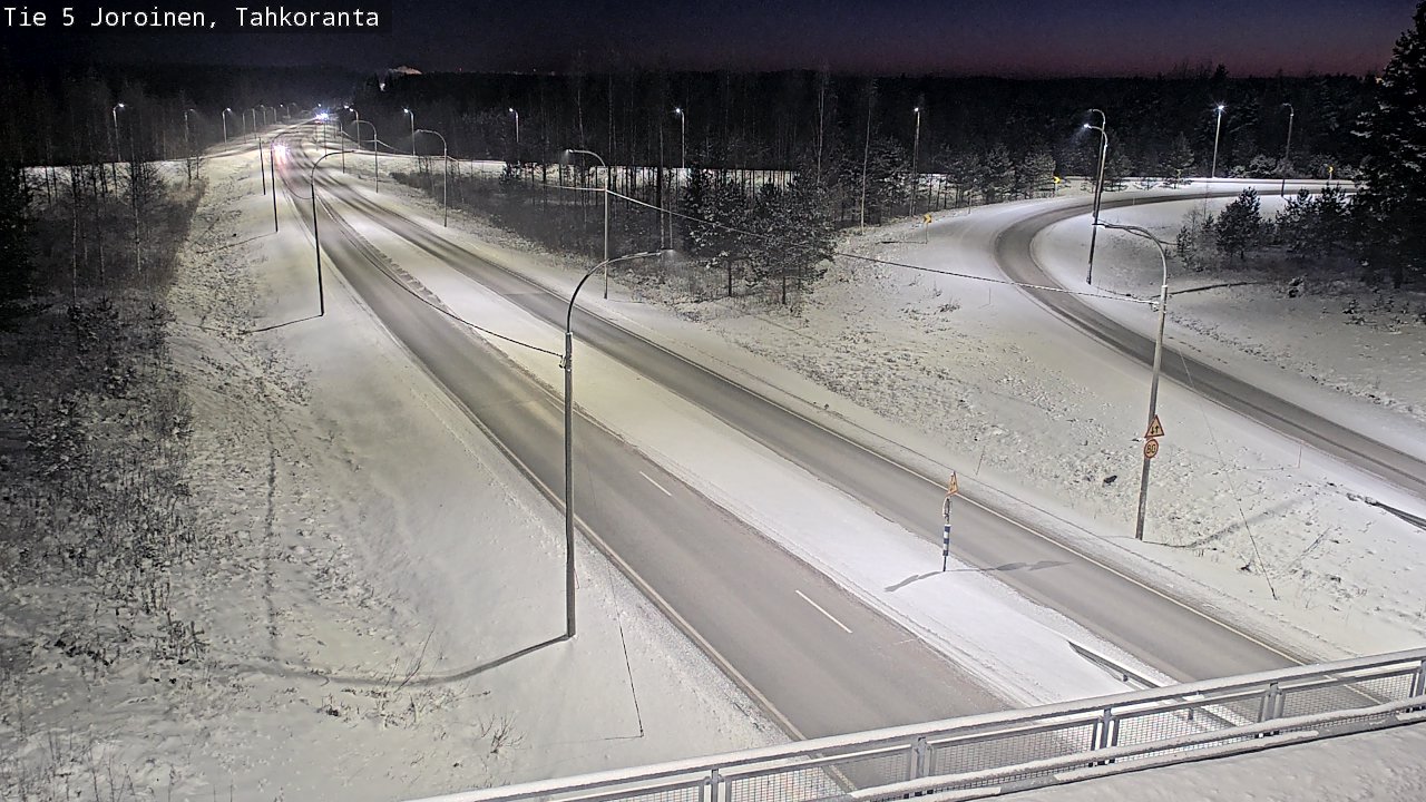 Weather Camera Image Road 5 Joroinen, Tahkoranta, Joroinen, Pohjois-Savo