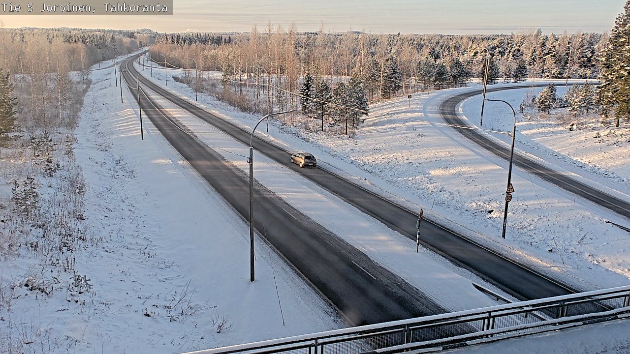 Weather Camera Image Road 5 Joroinen, Tahkoranta, Joroinen, Pohjois-Savo