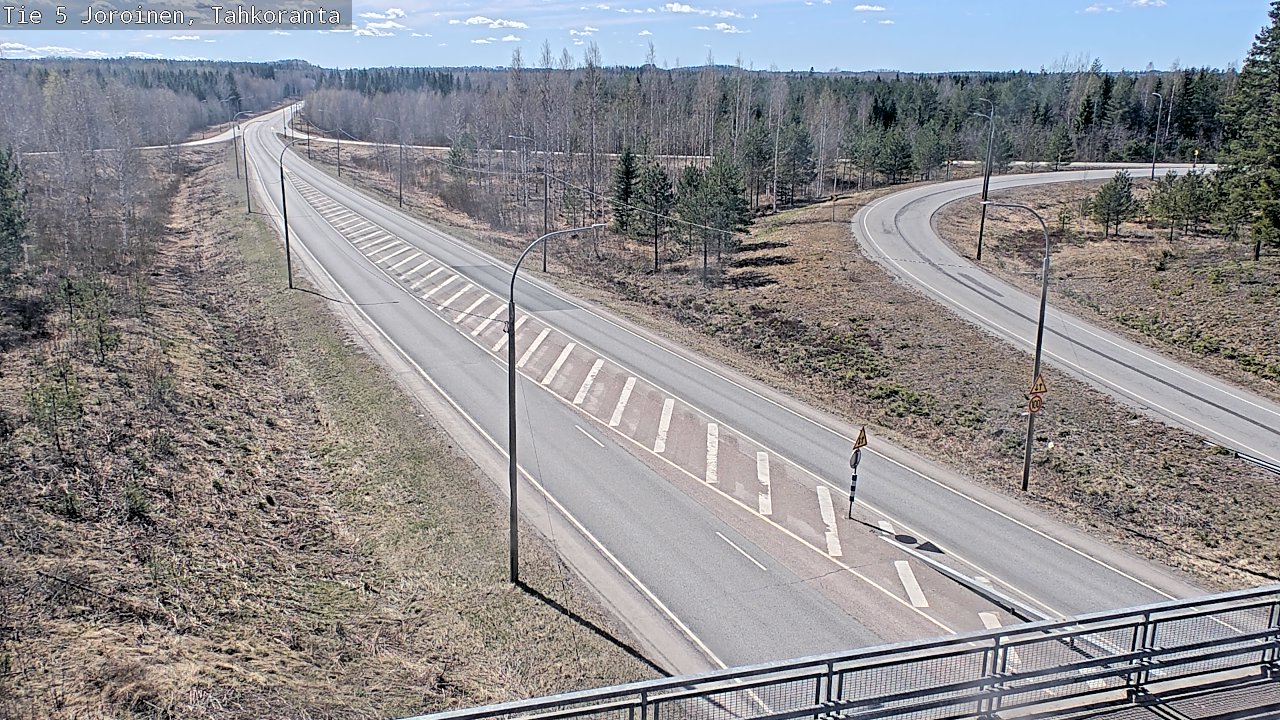 Weather Camera Image Väg 5 Jorois, Tahkoranta, Joroinen, Pohjois-Savo