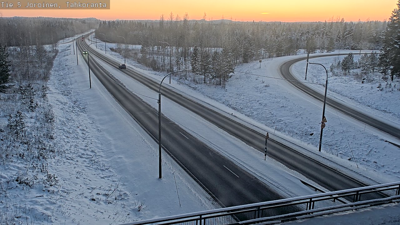 Weather Camera Image Road 5 Joroinen, Tahkoranta, Joroinen, Pohjois-Savo