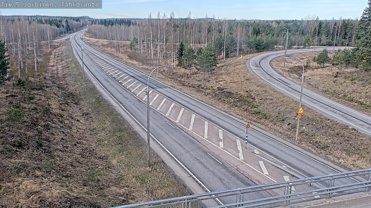 Weather Camera Image Väg 5 Jorois, Tahkoranta, Joroinen, Pohjois-Savo