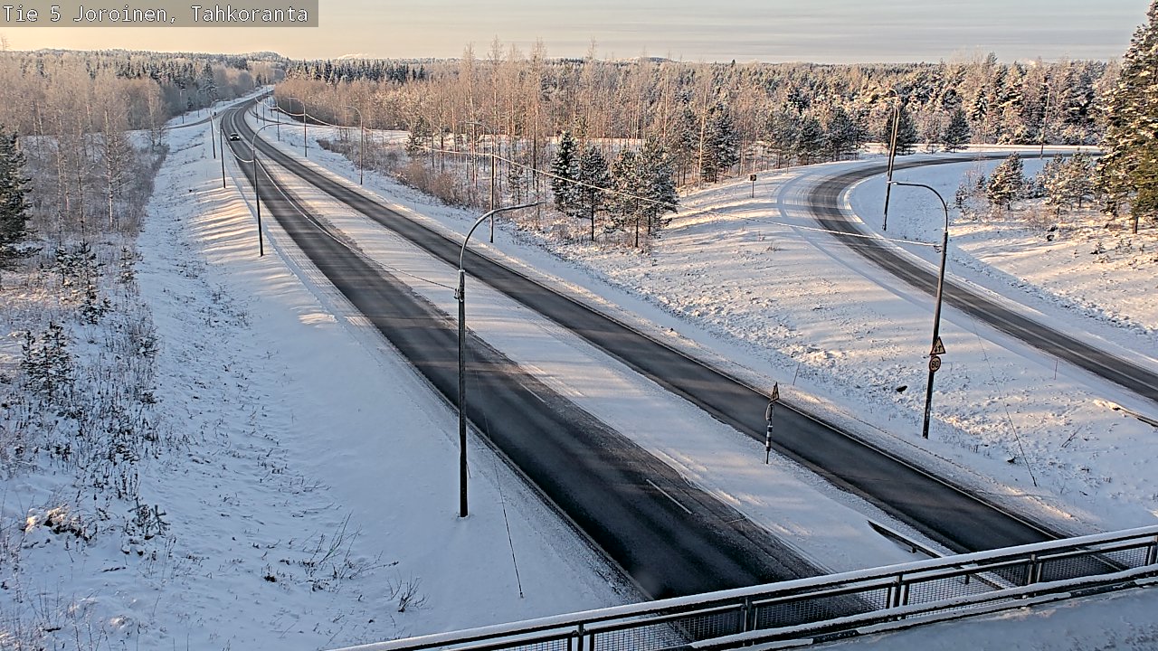 Weather Camera Image Road 5 Joroinen, Tahkoranta, Joroinen, Pohjois-Savo