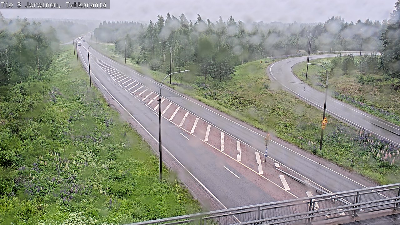 Weather Camera Image Väg 5 Jorois, Tahkoranta, Joroinen, Pohjois-Savo