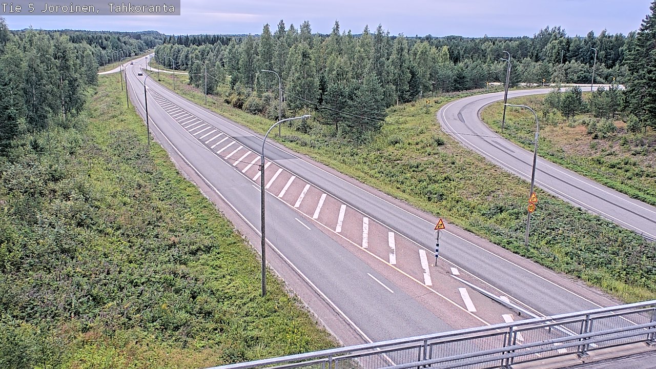 Weather Camera Image Väg 5 Jorois, Tahkoranta, Joroinen, Pohjois-Savo