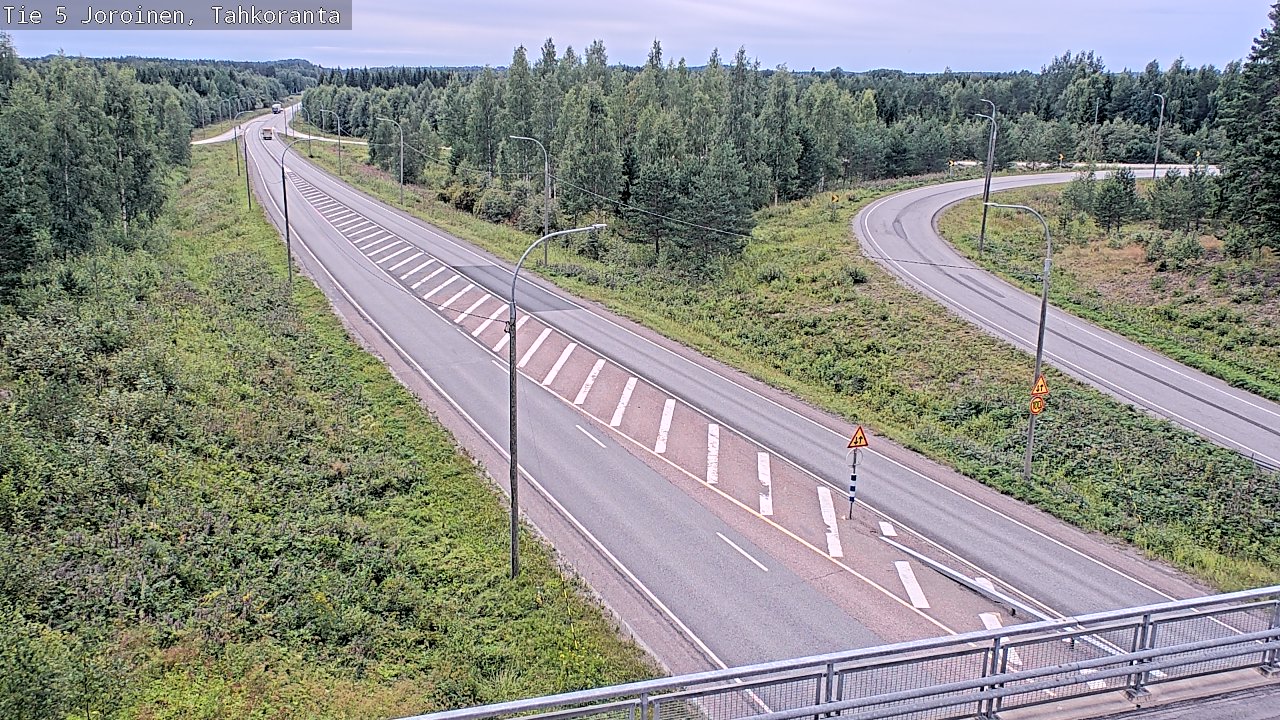Weather Camera Image Väg 5 Jorois, Tahkoranta, Joroinen, Pohjois-Savo