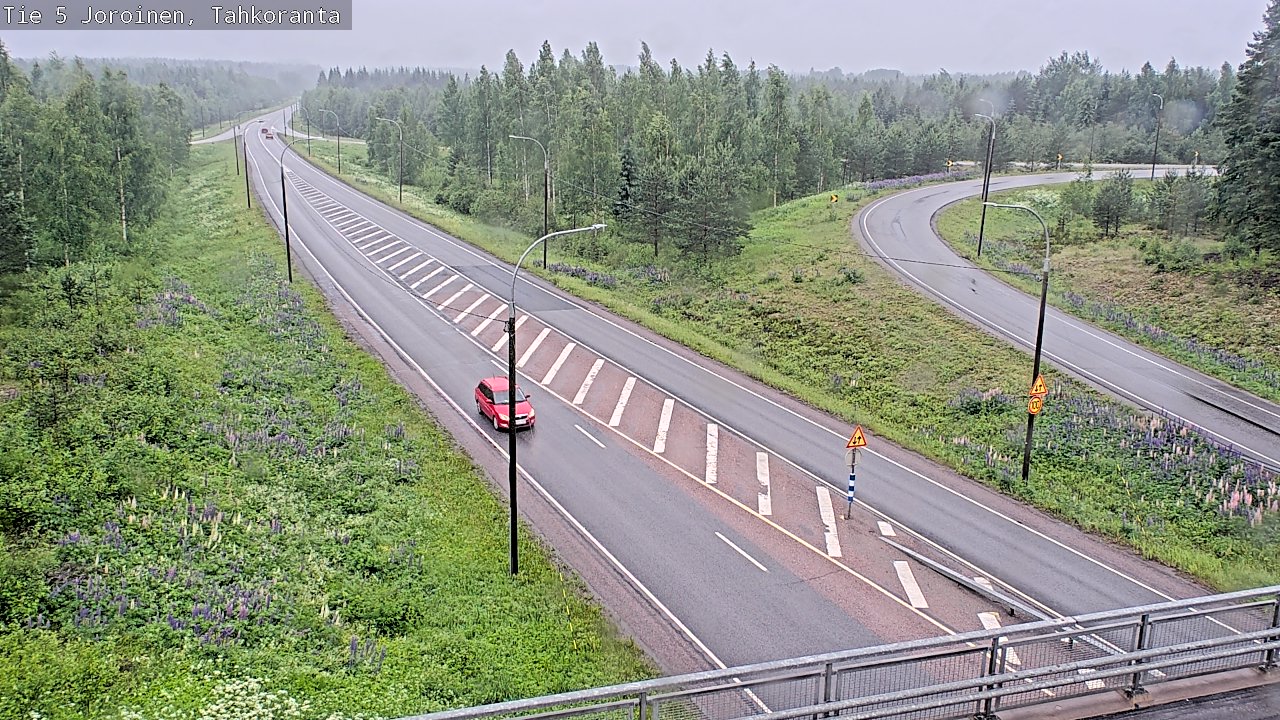 Weather Camera Image Väg 5 Jorois, Tahkoranta, Joroinen, Pohjois-Savo