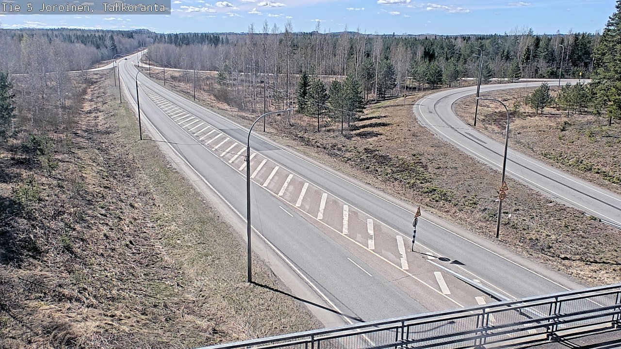 Weather Camera Image Väg 5 Jorois, Tahkoranta, Joroinen, Pohjois-Savo