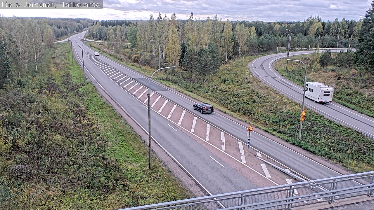 Weather Camera Image Road 5 Joroinen, Tahkoranta, Joroinen, Pohjois-Savo