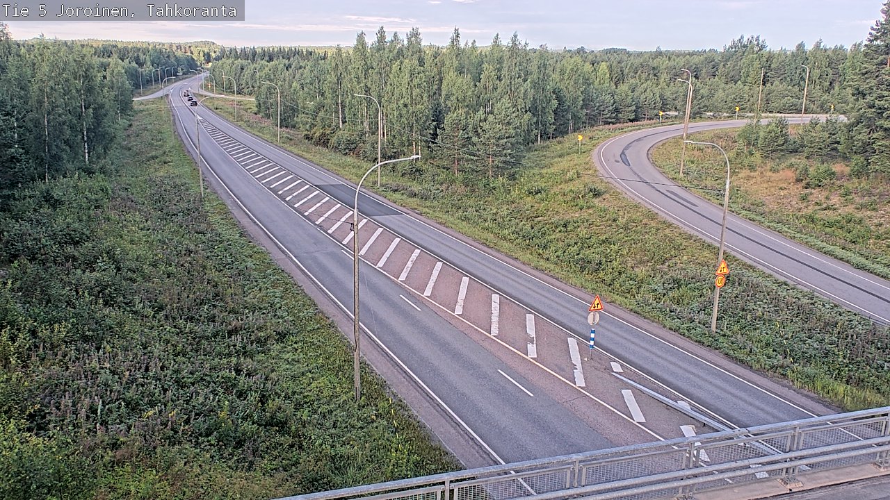 Weather Camera Image Väg 5 Jorois, Tahkoranta, Joroinen, Pohjois-Savo