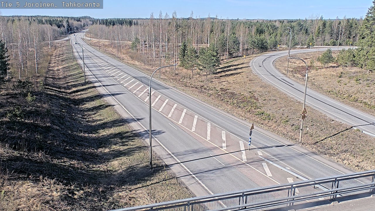 Weather Camera Image Väg 5 Jorois, Tahkoranta, Joroinen, Pohjois-Savo