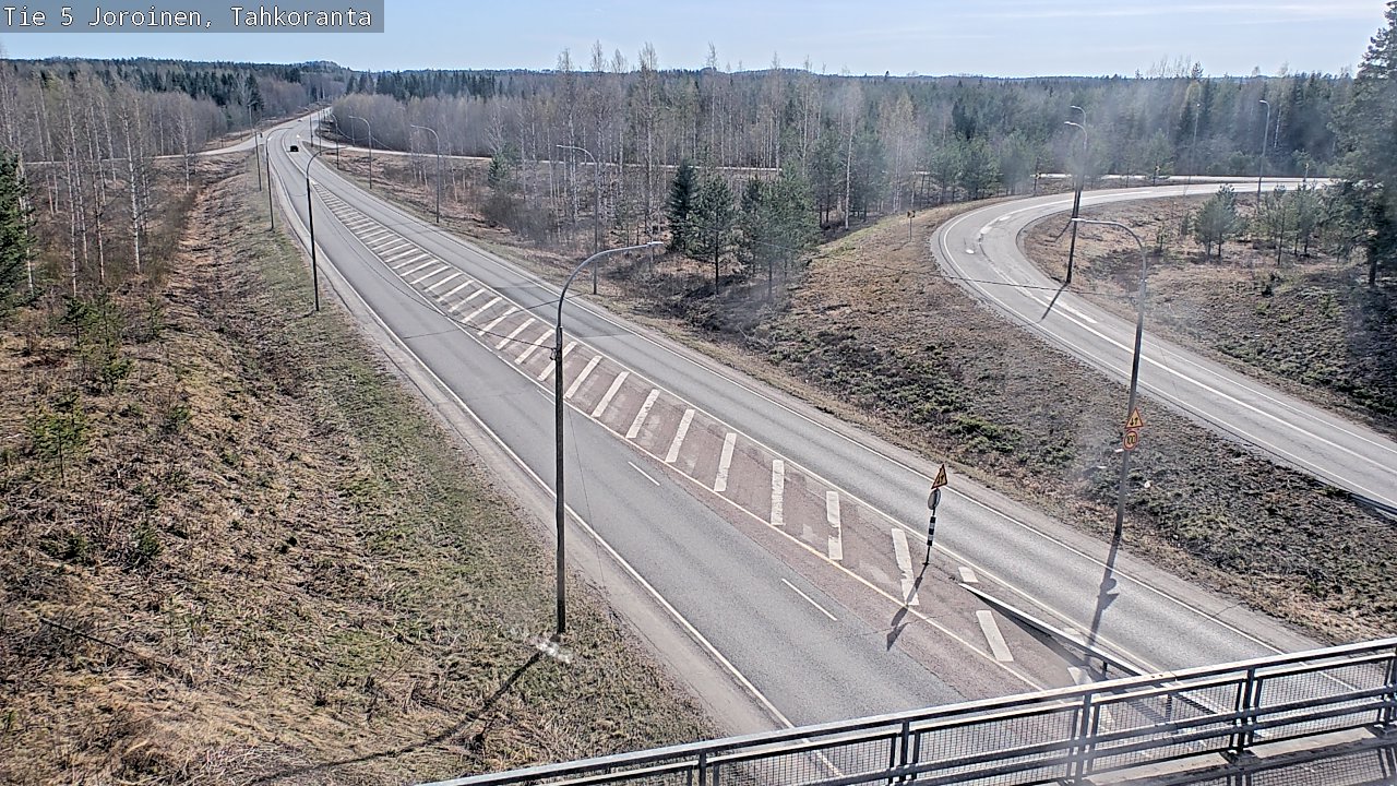 Weather Camera Image Väg 5 Jorois, Tahkoranta, Joroinen, Pohjois-Savo