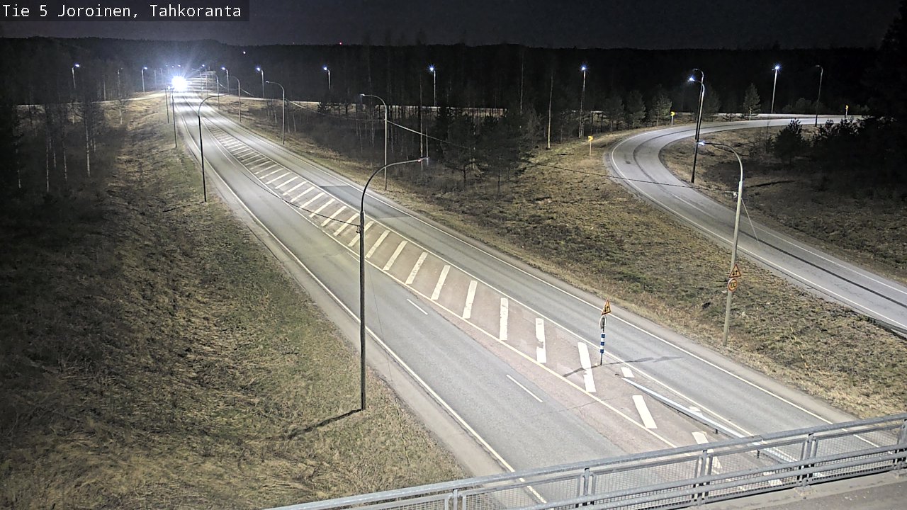 Weather Camera Image Väg 5 Jorois, Tahkoranta, Joroinen, Pohjois-Savo