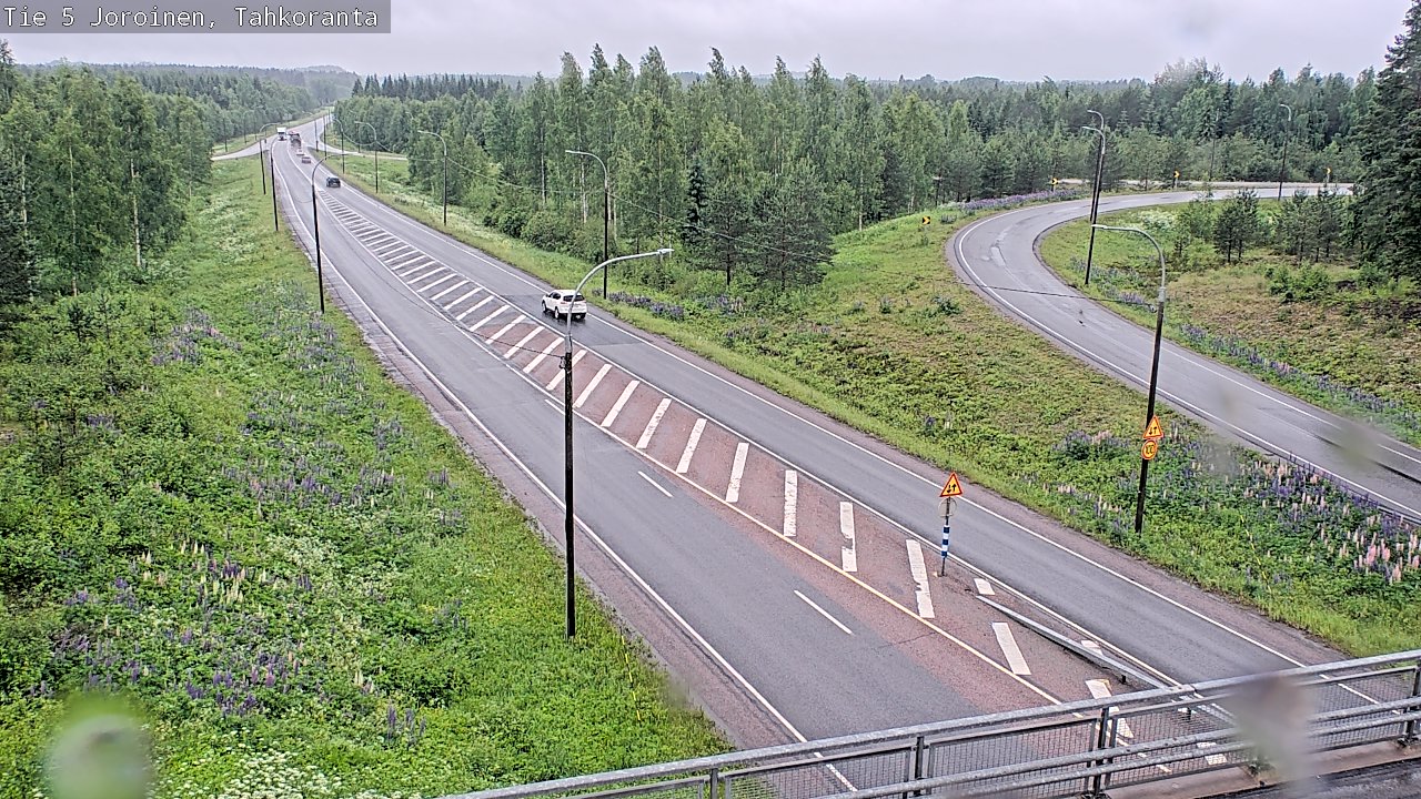 Weather Camera Image Väg 5 Jorois, Tahkoranta, Joroinen, Pohjois-Savo
