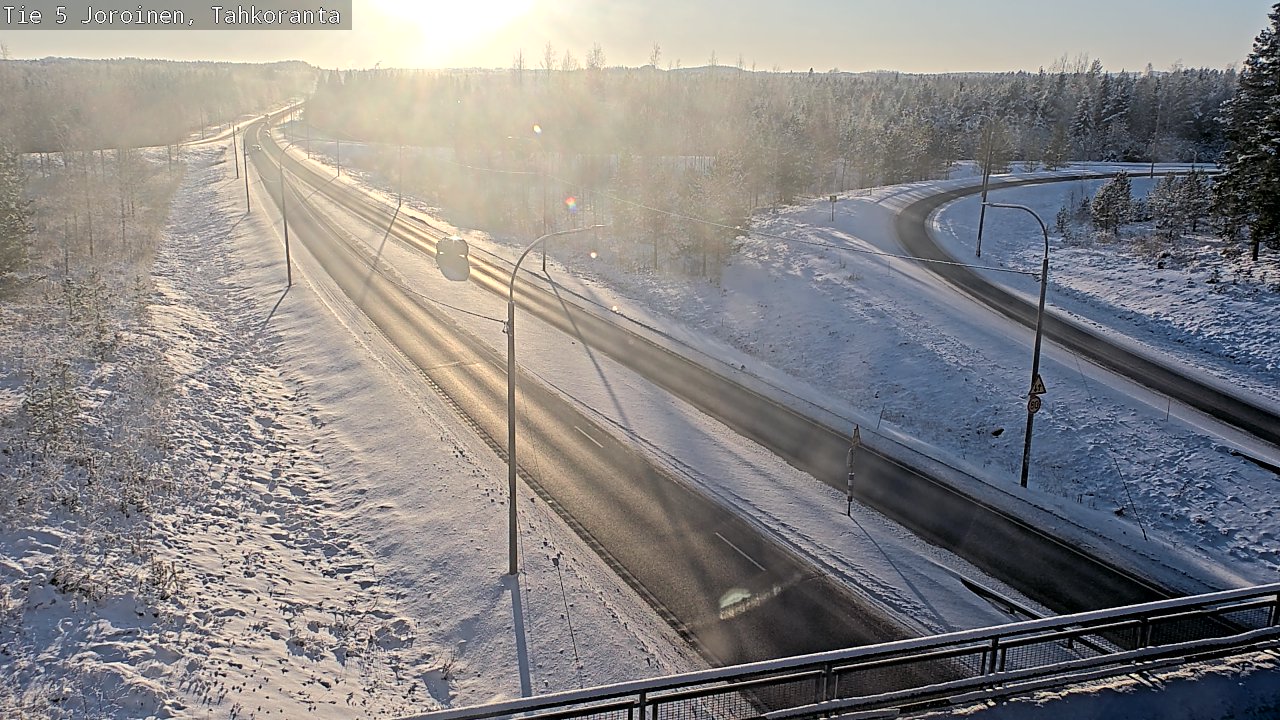 Weather Camera Image Road 5 Joroinen, Tahkoranta, Joroinen, Pohjois-Savo