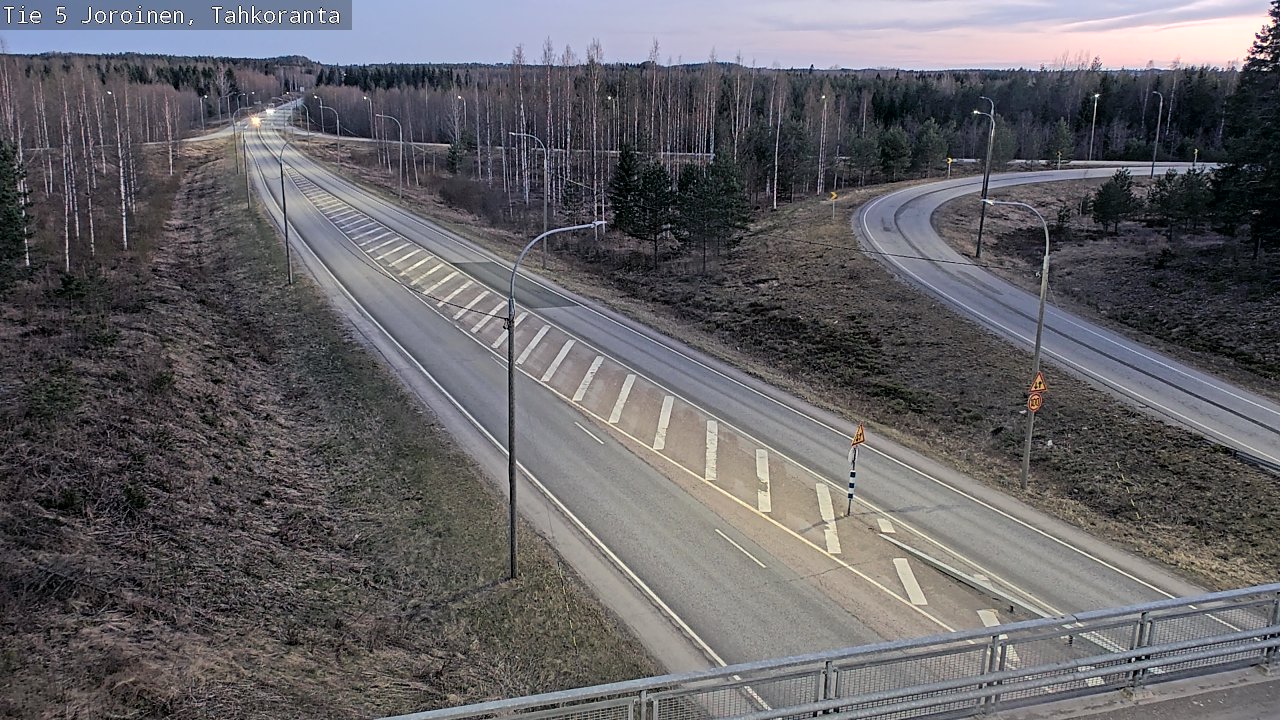 Weather Camera Image Väg 5 Jorois, Tahkoranta, Joroinen, Pohjois-Savo