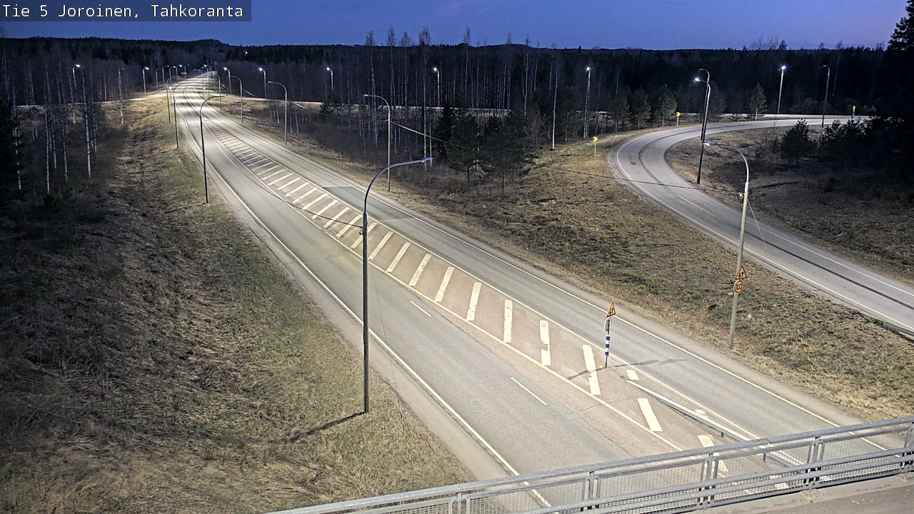 Weather Camera Image Väg 5 Jorois, Tahkoranta, Joroinen, Pohjois-Savo