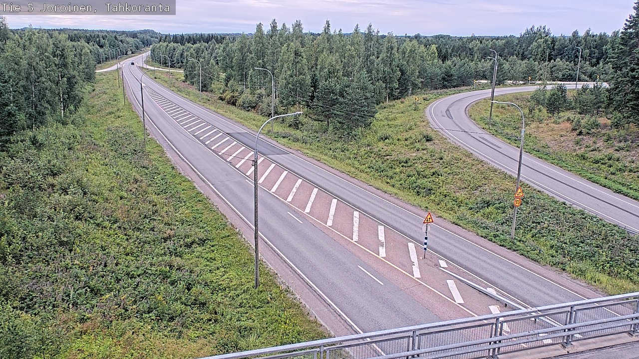Weather Camera Image Väg 5 Jorois, Tahkoranta, Joroinen, Pohjois-Savo