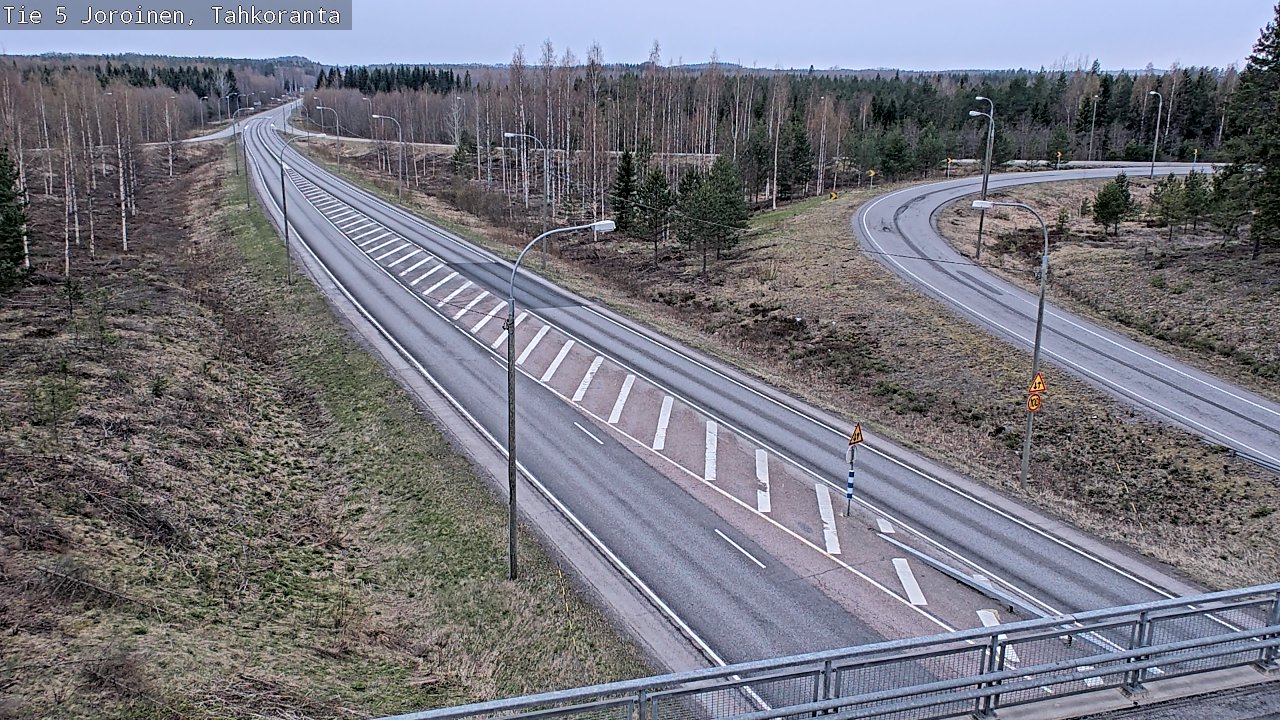 Weather Camera Image Road 5 Joroinen, Tahkoranta, Joroinen, Pohjois-Savo