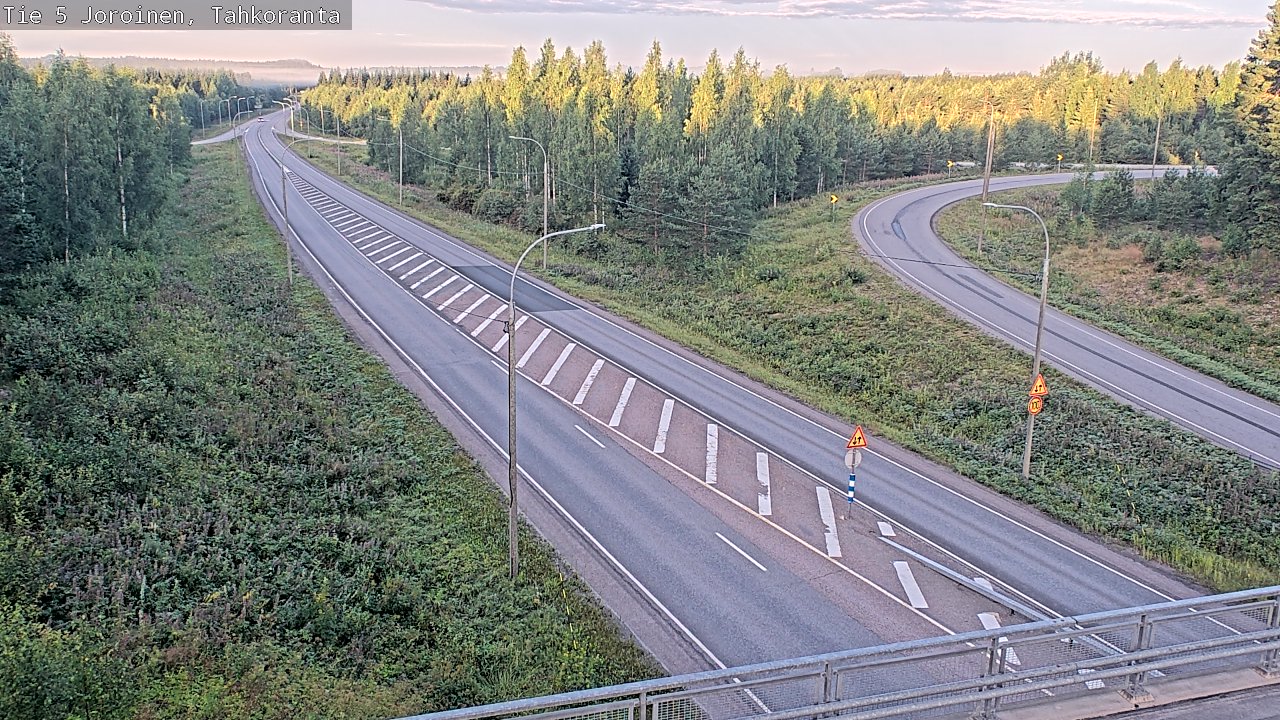 Weather Camera Image Väg 5 Jorois, Tahkoranta, Joroinen, Pohjois-Savo