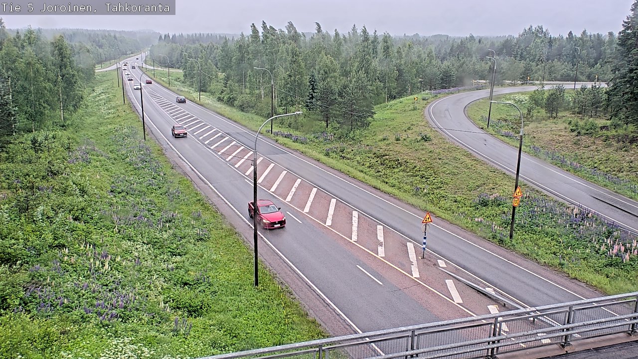 Weather Camera Image Väg 5 Jorois, Tahkoranta, Joroinen, Pohjois-Savo