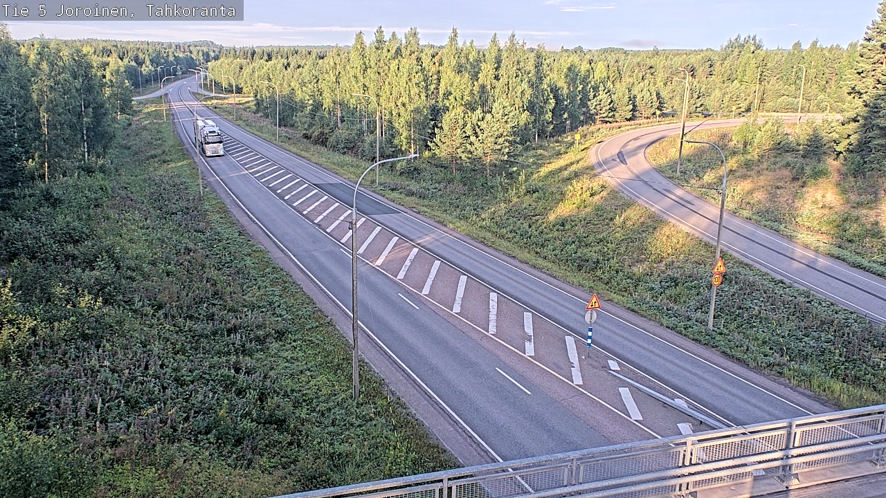 Weather Camera Image Väg 5 Jorois, Tahkoranta, Joroinen, Pohjois-Savo