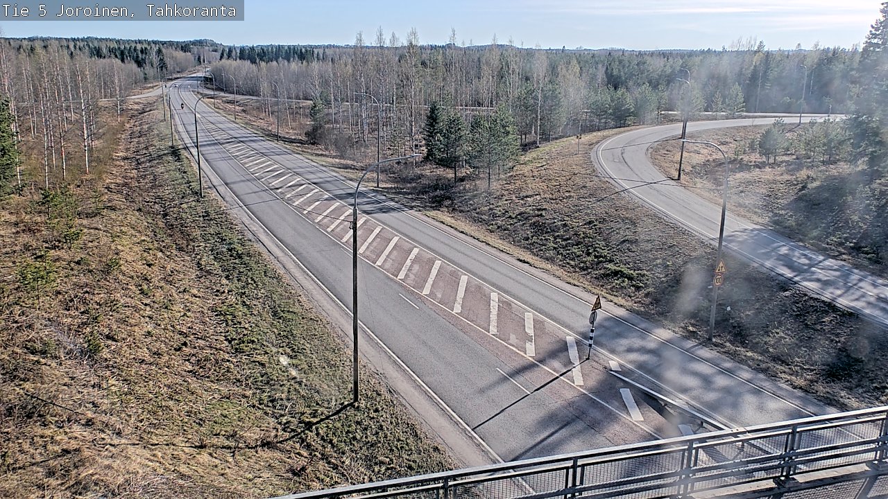 Weather Camera Image Väg 5 Jorois, Tahkoranta, Joroinen, Pohjois-Savo