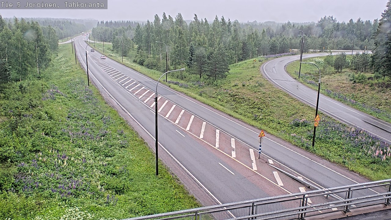 Weather Camera Image Väg 5 Jorois, Tahkoranta, Joroinen, Pohjois-Savo