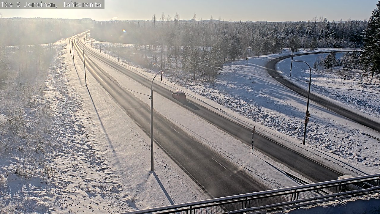 Weather Camera Image Road 5 Joroinen, Tahkoranta, Joroinen, Pohjois-Savo