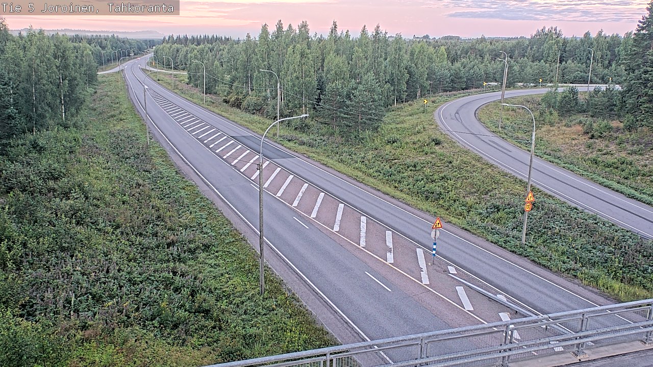 Weather Camera Image Väg 5 Jorois, Tahkoranta, Joroinen, Pohjois-Savo