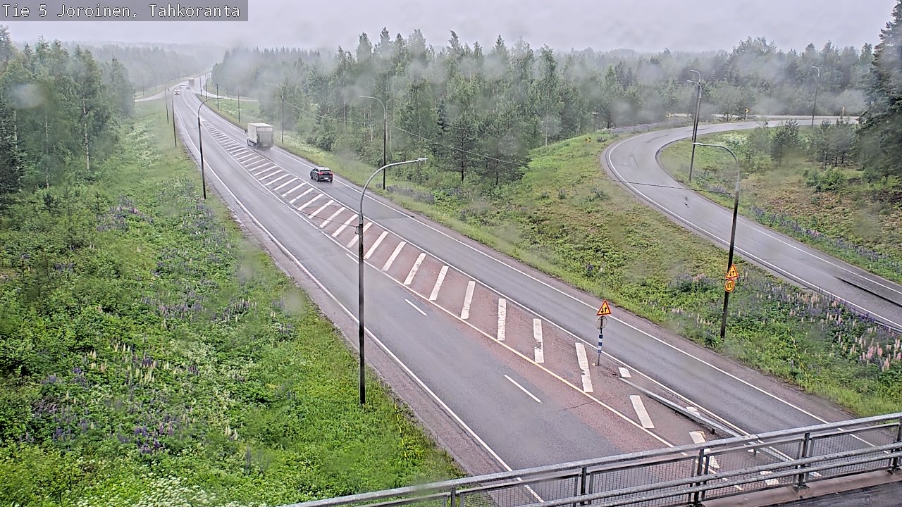Weather Camera Image Väg 5 Jorois, Tahkoranta, Joroinen, Pohjois-Savo